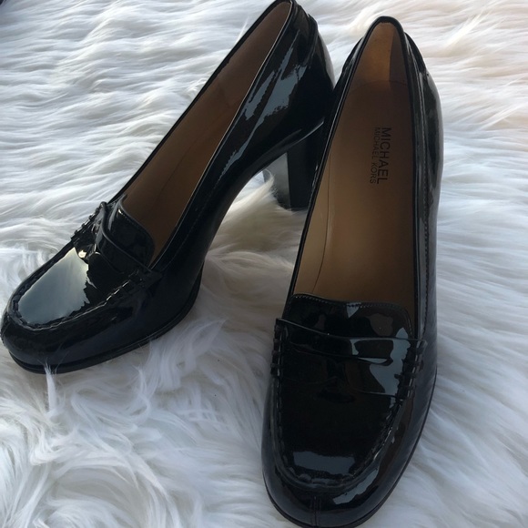michael kors bayville loafer pumps black